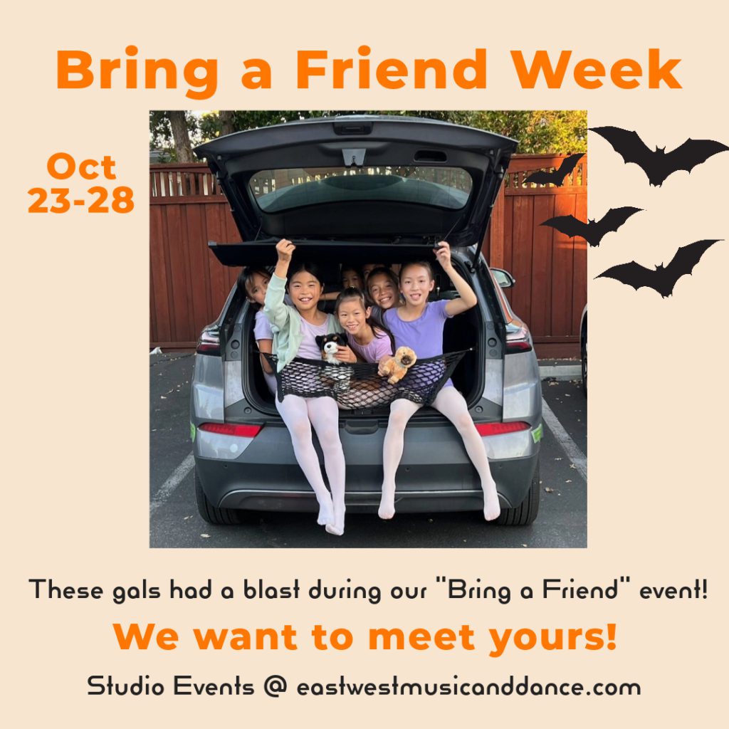 Bring a Friend Week Fun | East West Music & Dance