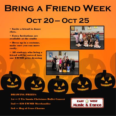 Bring A Friend Week | East West Music & Dance