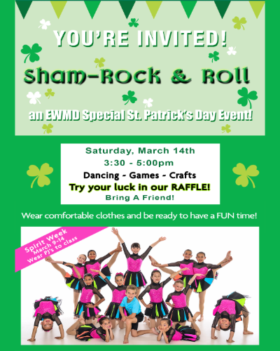 Sham-Rock & Roll Event | East West Music & Dance